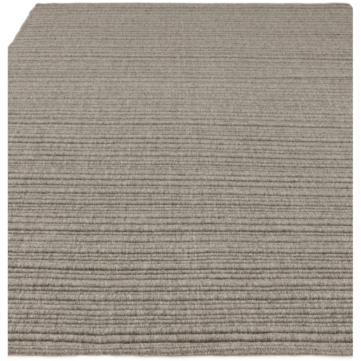Tapis de salon en laine tissé plat TORRENTO gris, NOVATREND