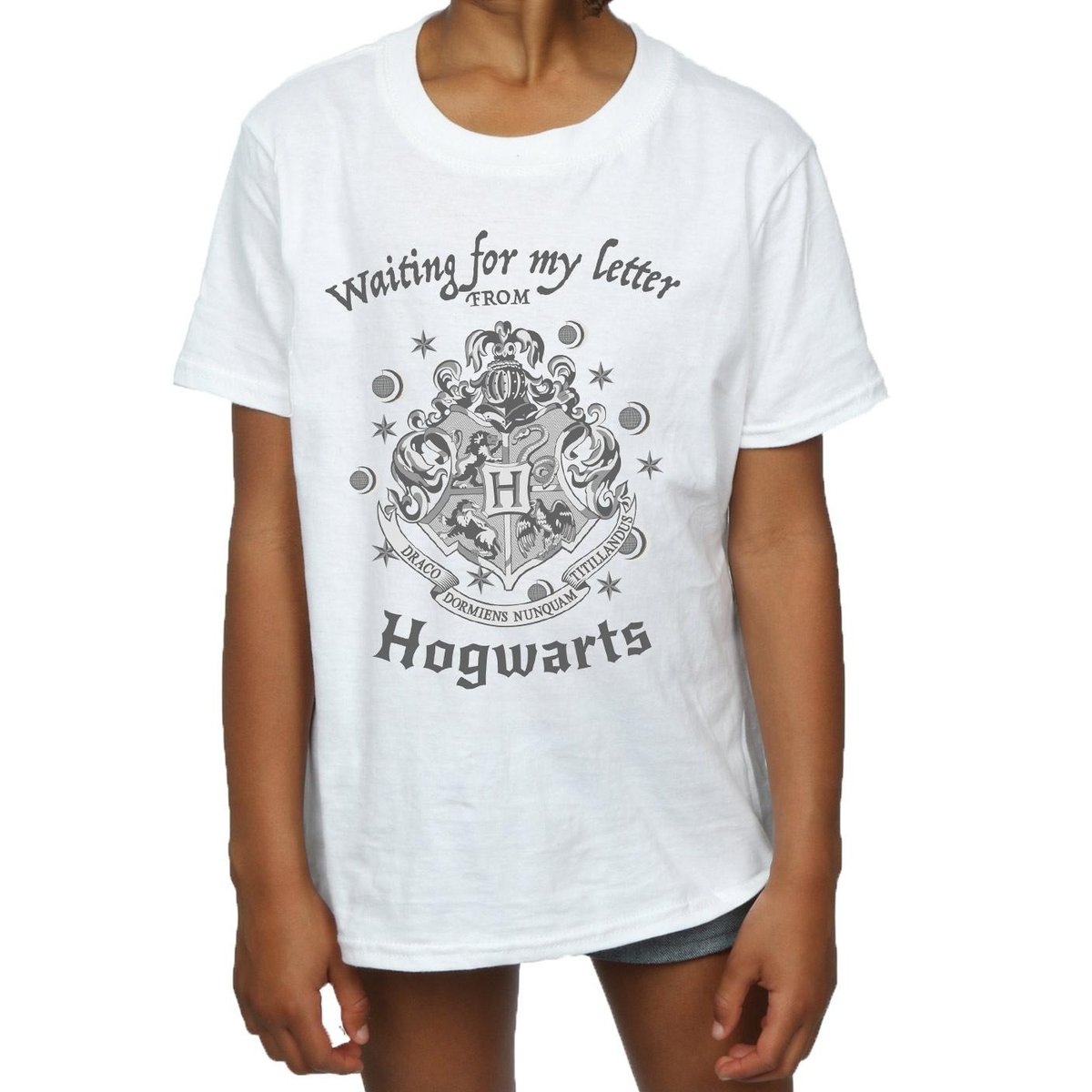 T-shirt WAITING FOR MY LETTER blanc, HARRY POTTER
