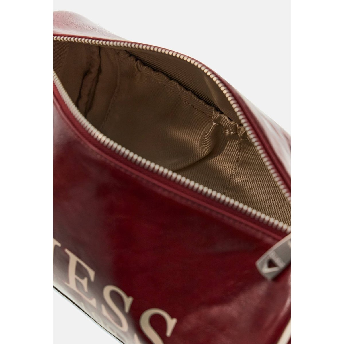 Nécessaire En Cuir Oslo bordeaux, GUESS