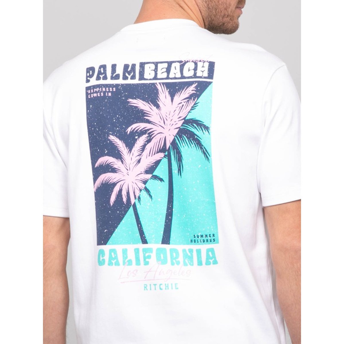 T-shirt Oversize Coton Nahatol blanc, RITCHIE