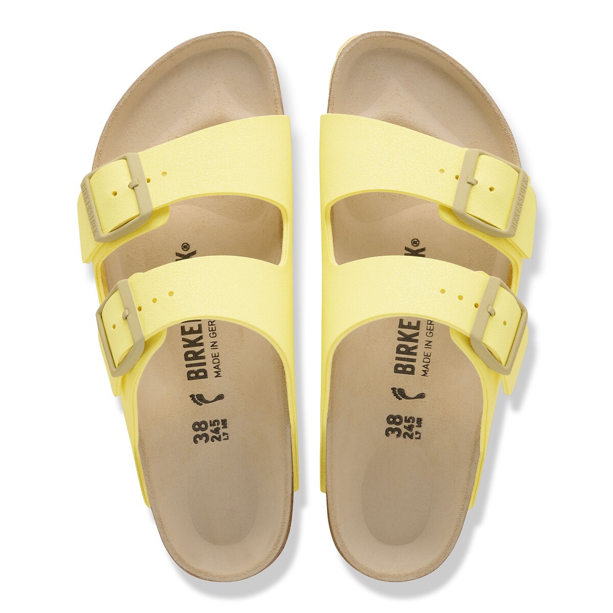 Sabot doppio cinturino Arizona giallo, BIRKENSTOCK
