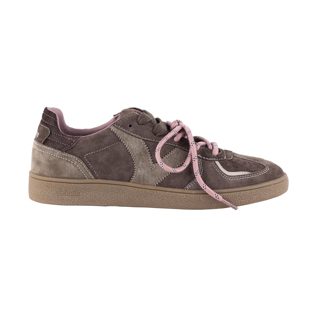 Basket Basse Cuir marron, VICTORIA