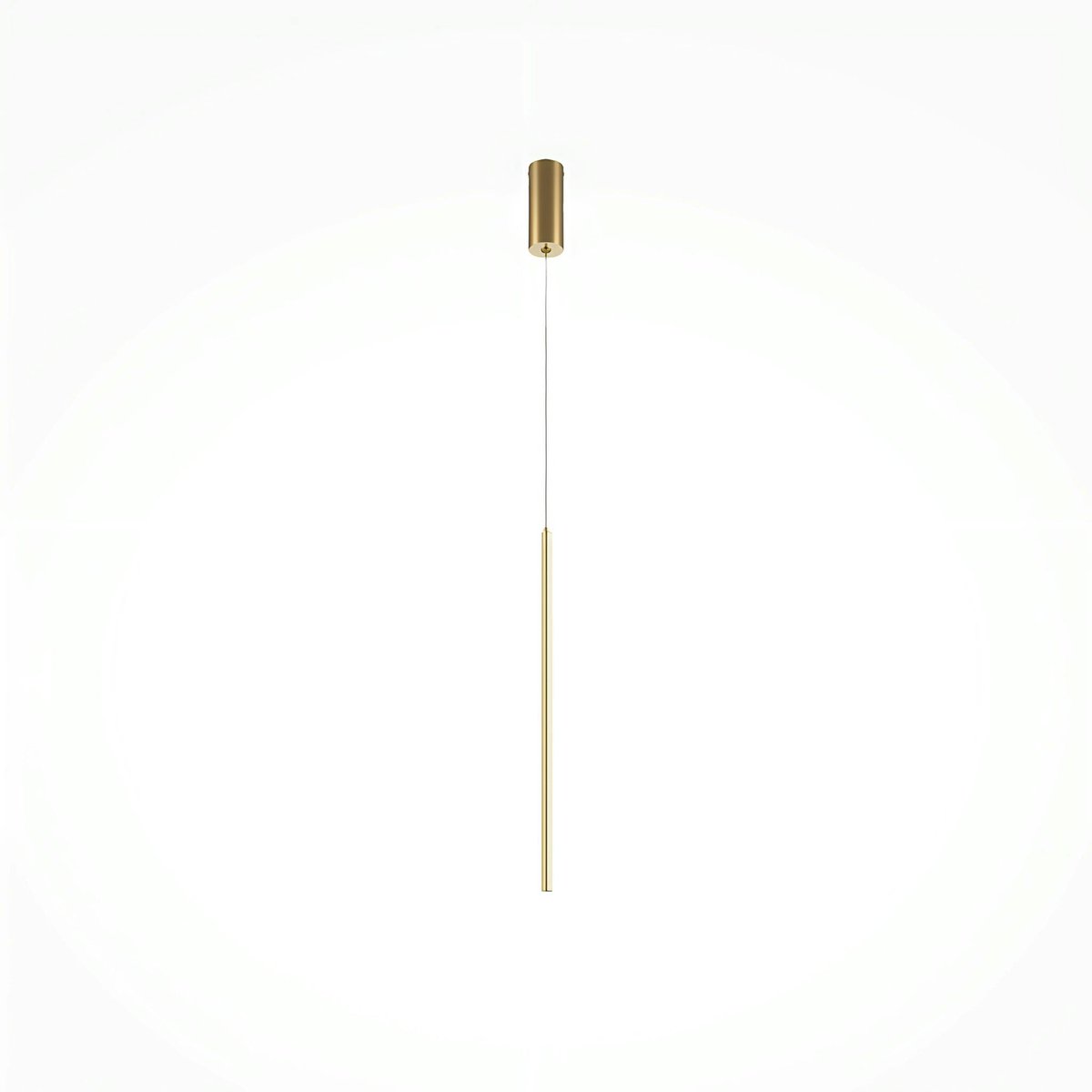 Suspension LED 1 barre verticale SALEM doré, PIER IMPORT
