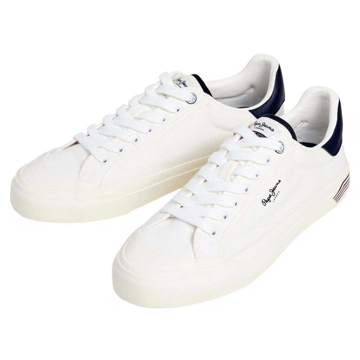 Taylor - Sneakers Classiques En Toile blanc cassé, PEPE JEANS