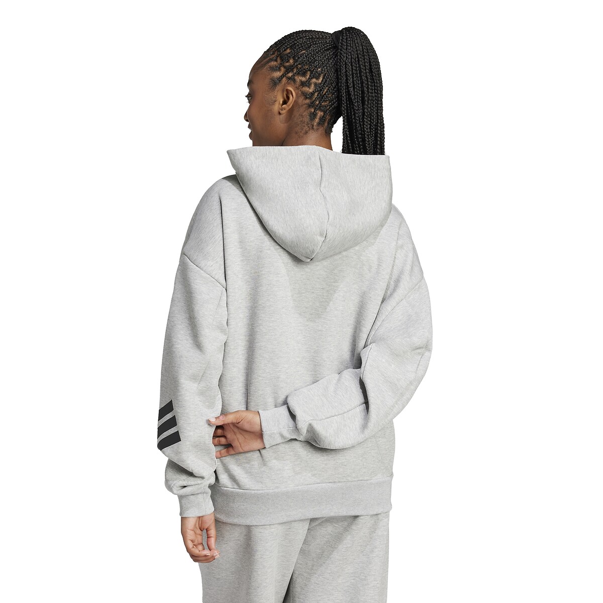 Felpa con cappuccio Future Icons grigio, ADIDAS SPORTSWEAR