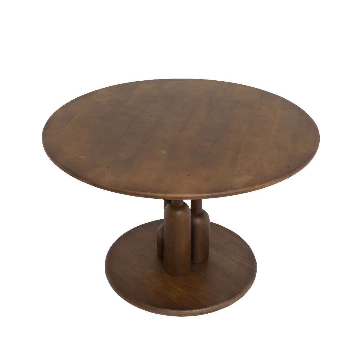 Table à manger en bois de manguier ZOLA bois foncé, MADE IN MEUBLES 