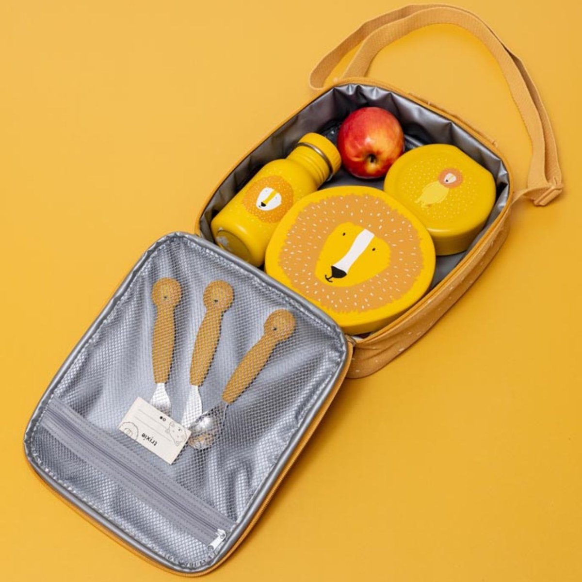 Sac isotherme jaune, blanc, noir, TRIXIE