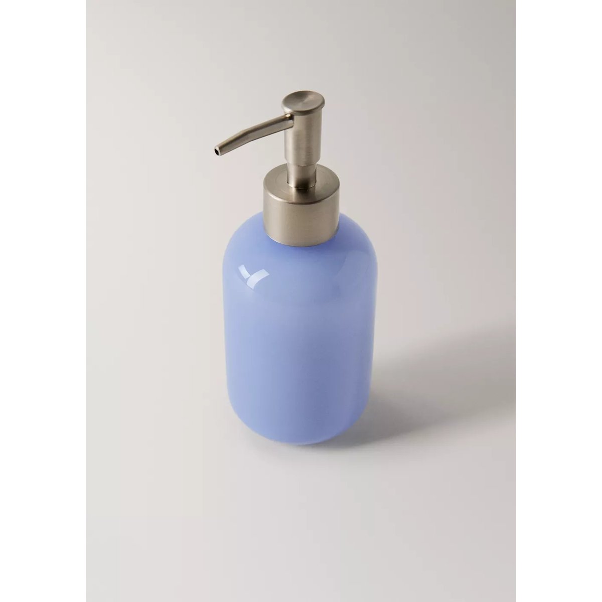 Distributeur de savon coloré en borosilicate bleu, MANGO HOME