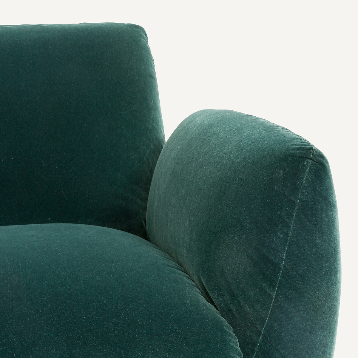 Fauteuil velours, Spogano vert tsar, AM.PM