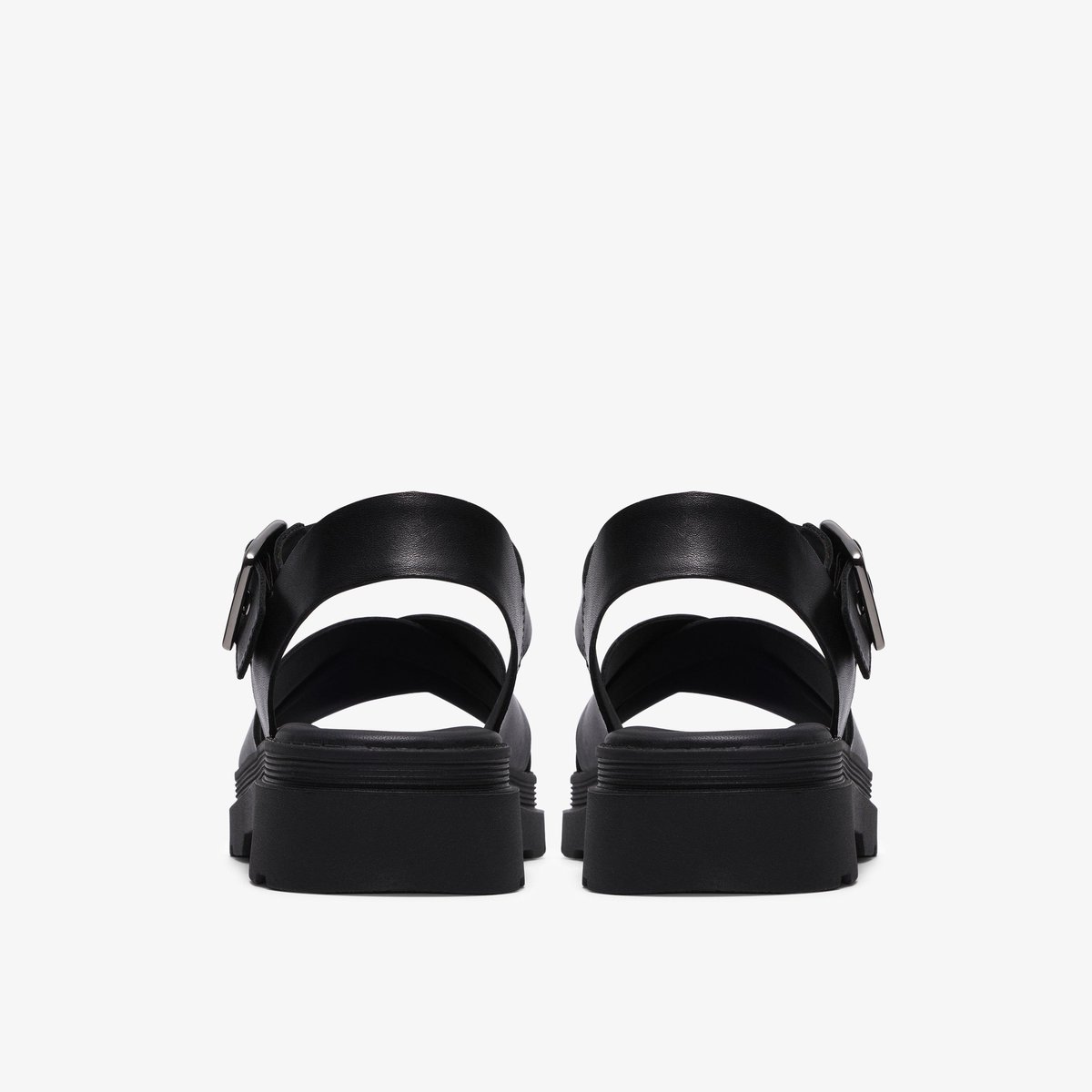 Sandales spartiates Cuir Coupe Large ORINOCO3 CROSS noir, CLARKS
