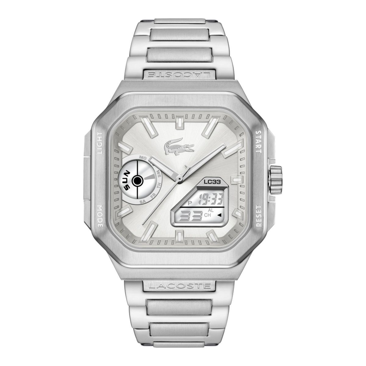 Montre Analogique Digital LC33 argenté argenté argenté, LACOSTE