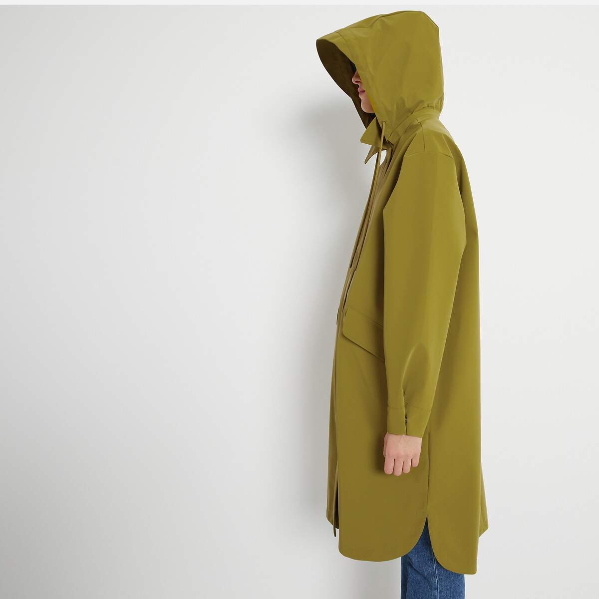 Ciré oversize à capuche, Signature PRISCA vert kaki, LA REDOUTE COLLECTIONS
