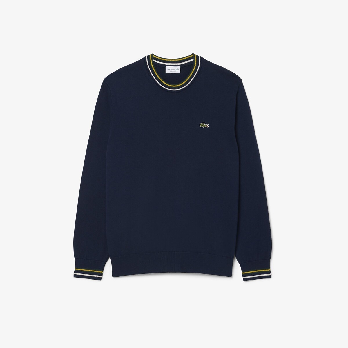 Crew Neck Jumper navy blue, LACOSTE