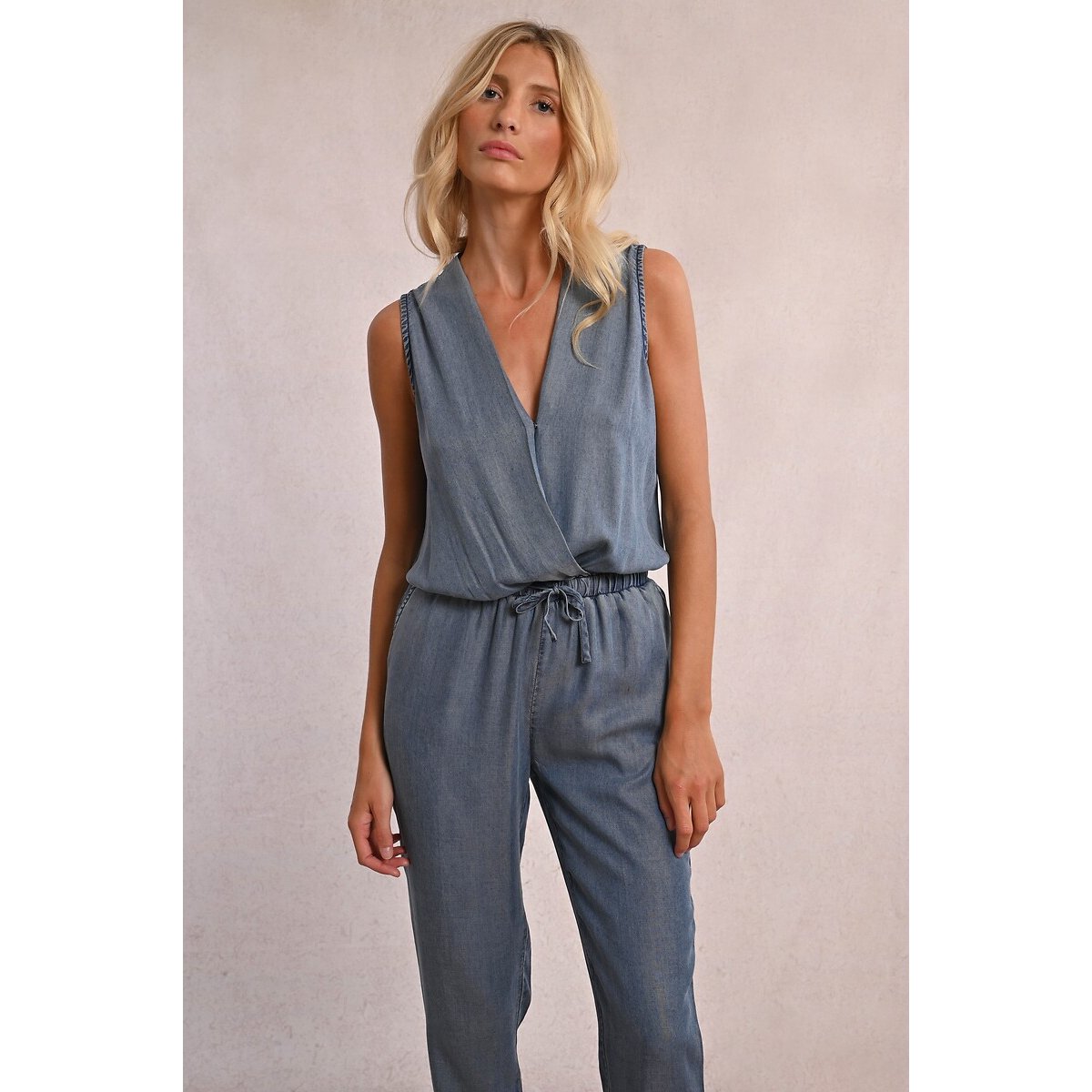 Denim Jumpsuit Trousers blue denim, MOLLY BRACKEN