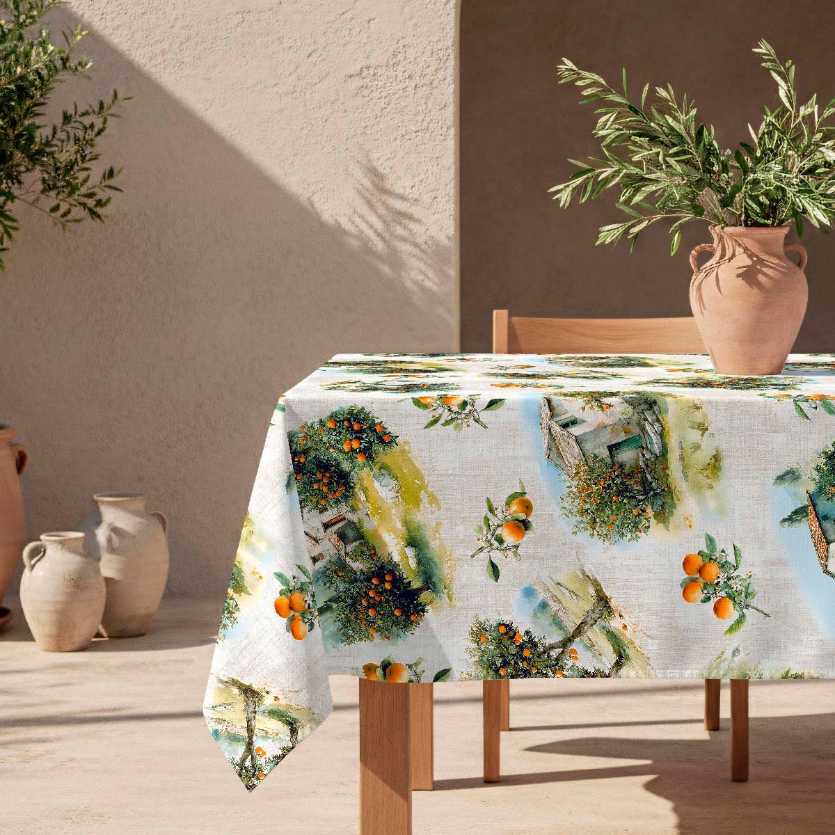 Nappe anti-taches Villaorange - 100% coton - multicolore, NAF NAF HOME