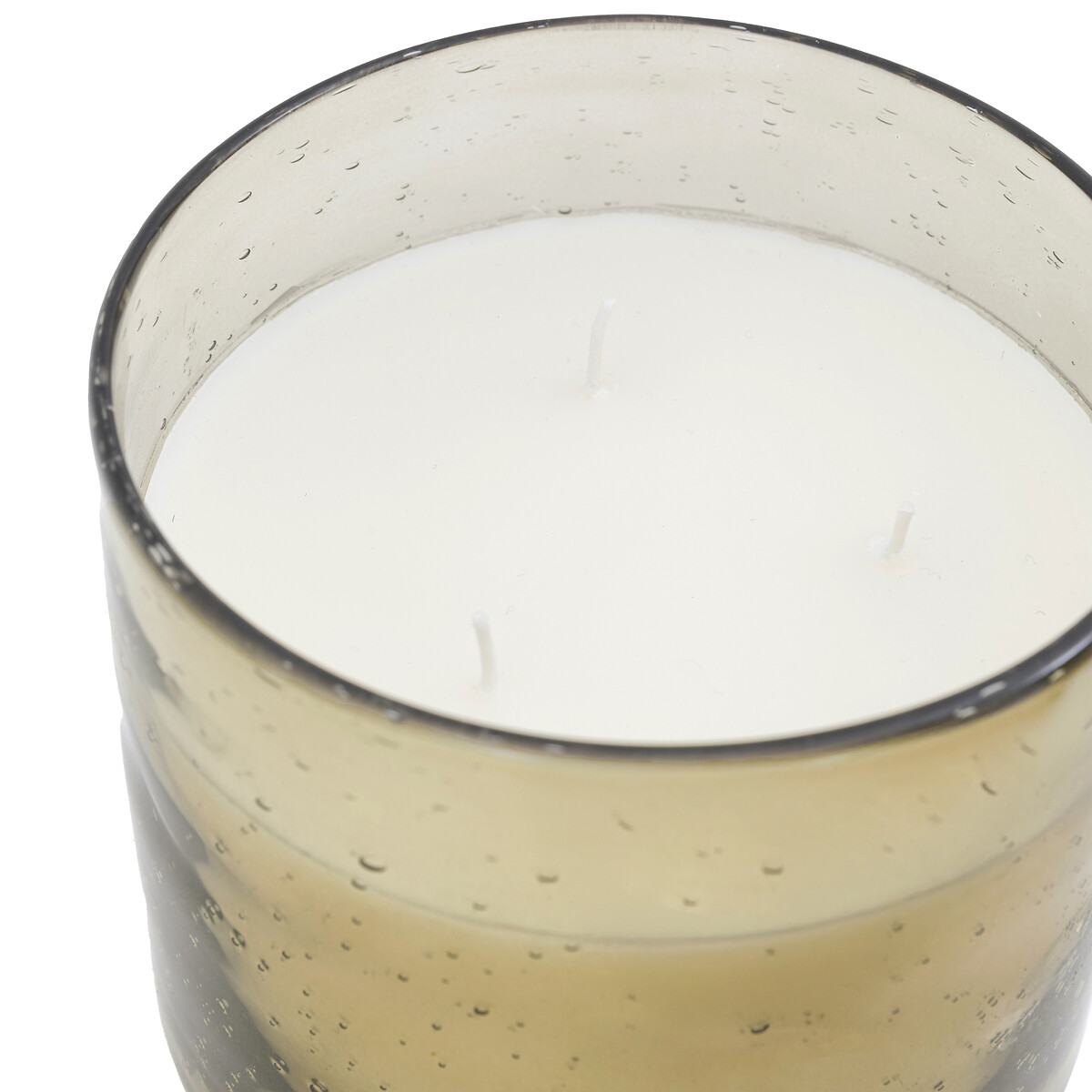 Small Sandalwood & Ceadarwood Green Glass Candle green, ÉDITÉ