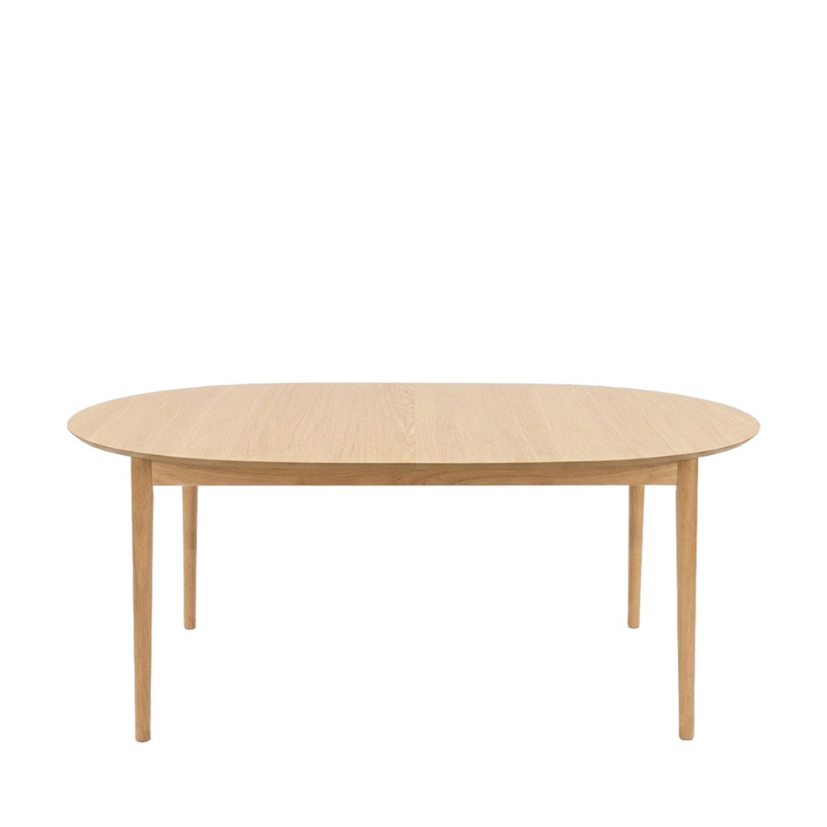 Table à manger extensible en bois 6 à 10 personnes 180-220cm - ESSENTIA bois clair, DRAWER
