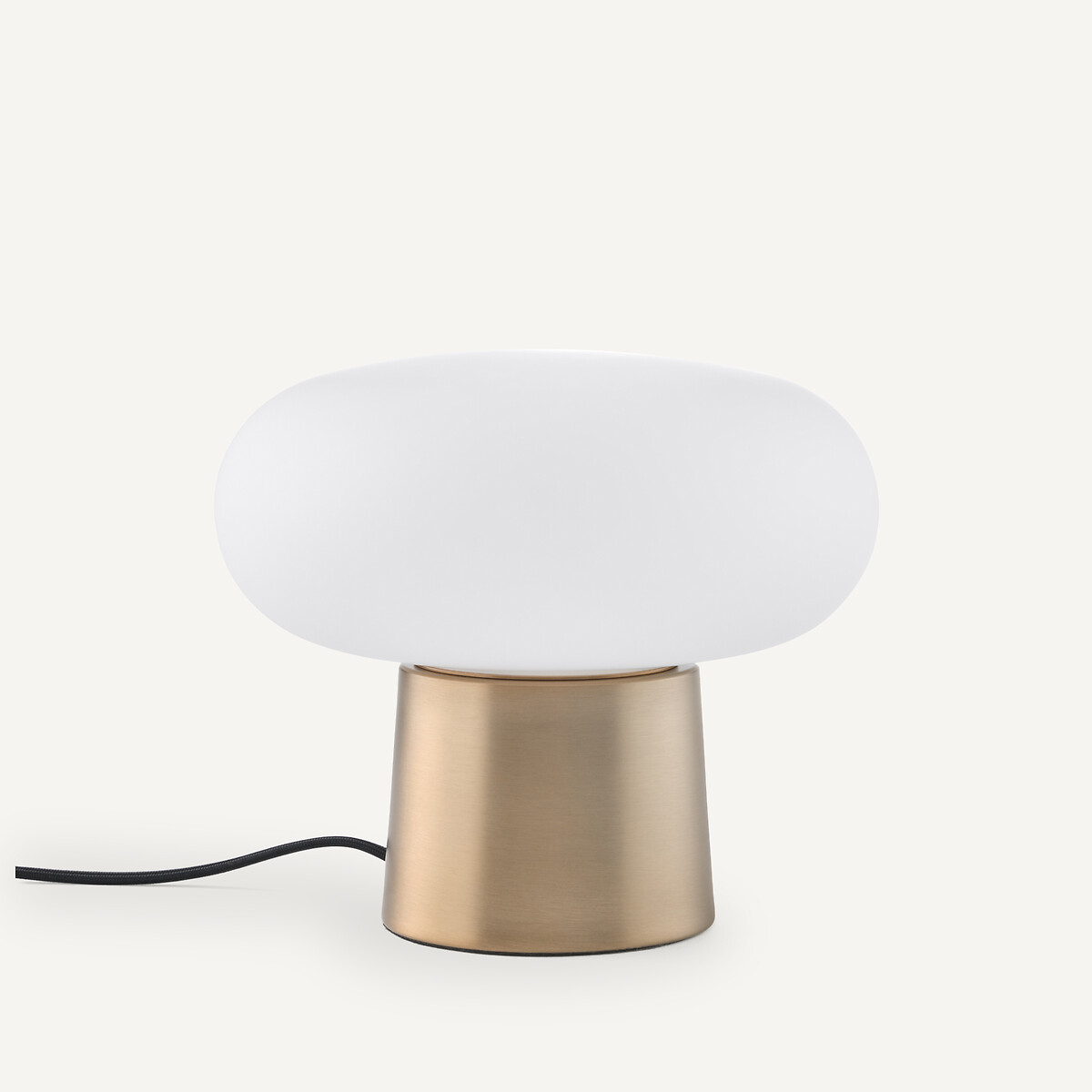 Lampada da tavolo opalino, Faith champagne, AM.PM