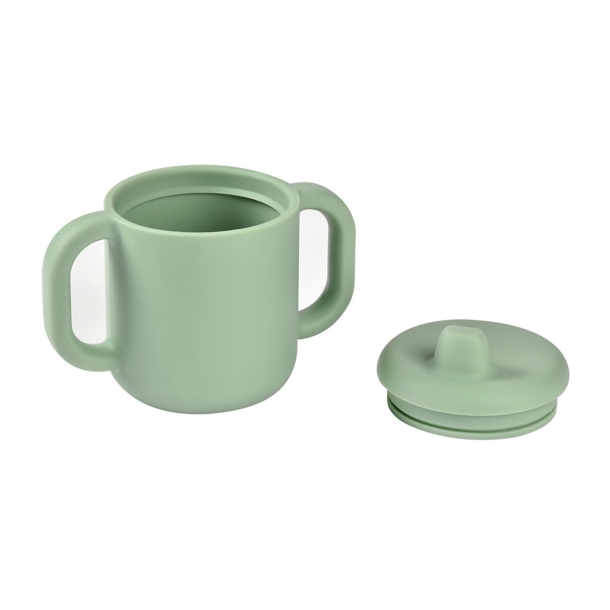 Tasse d'apprentissage en silicone vert sauge, BEABA