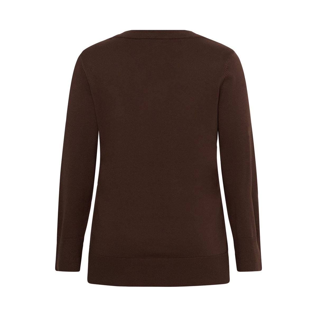 Pullover tricoté marron coffee bean, KAFFE CURVE