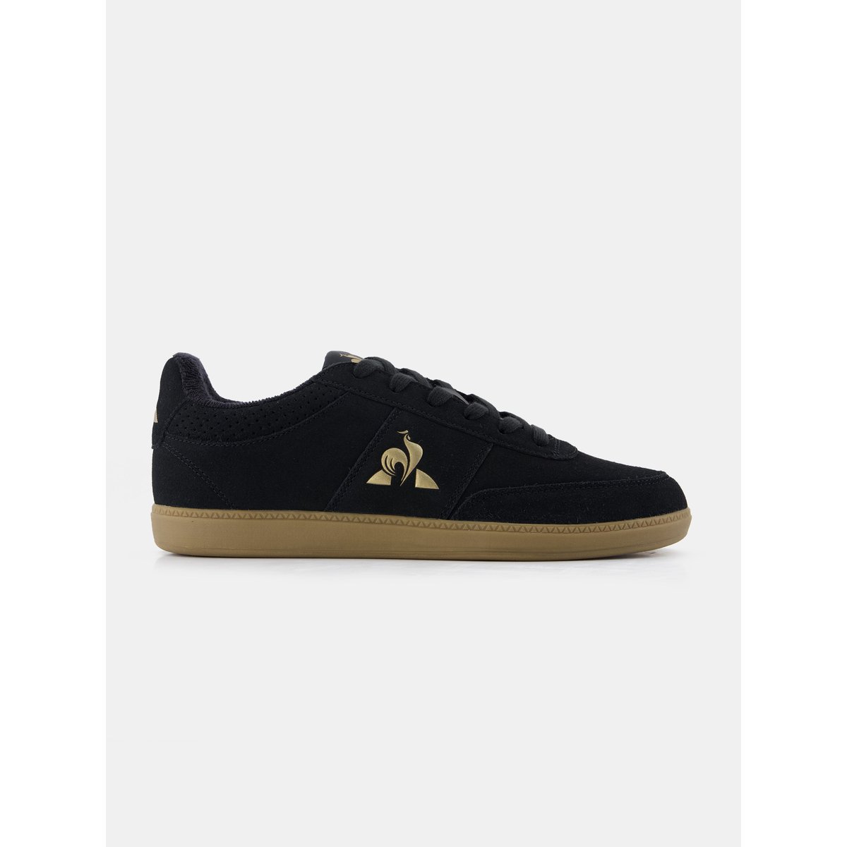 Sneakers de ville en suede LCS Derby black/gold, LE COQ SPORTIF