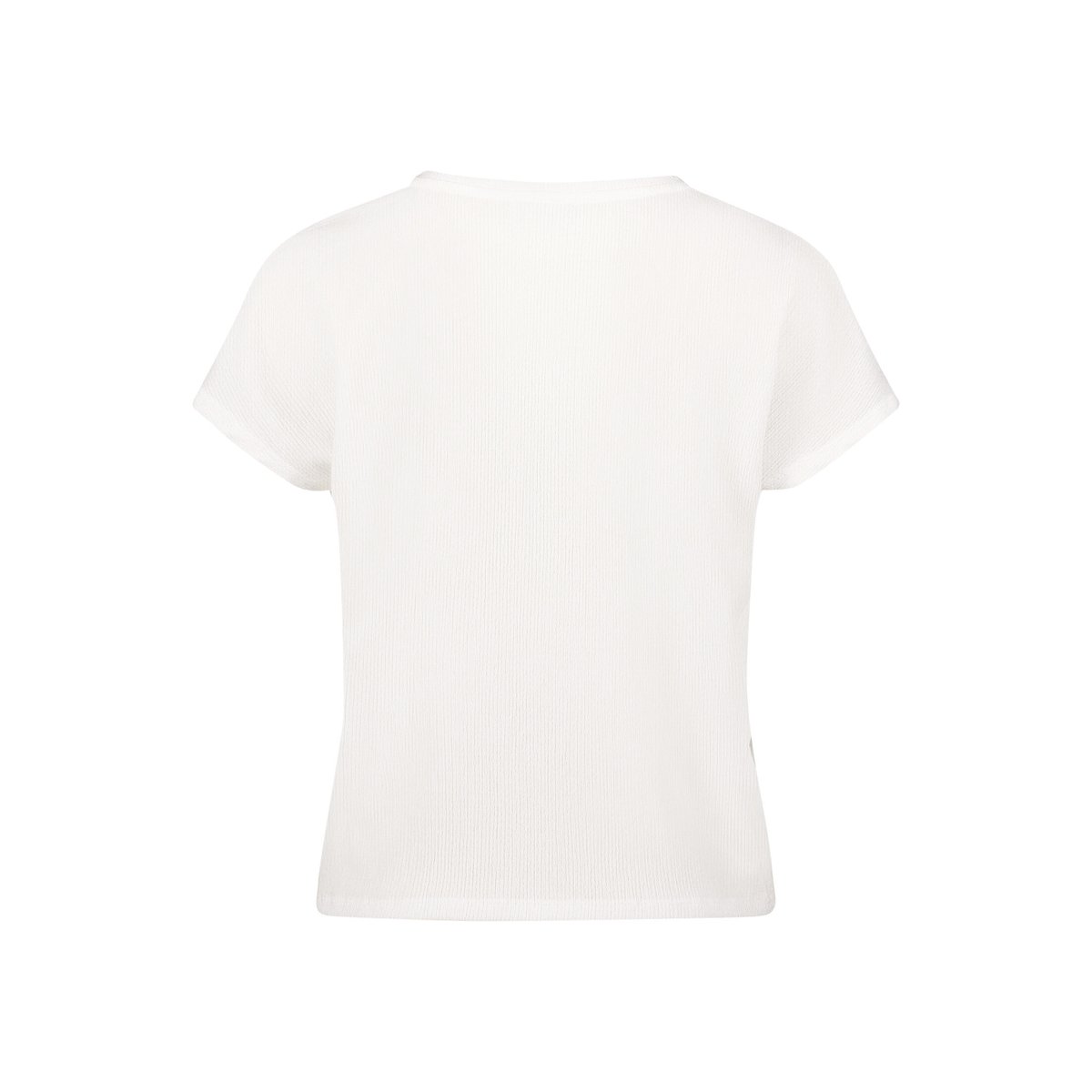 T-Shirt avec structure à encolure bateau blanc/marron, BETTY BARCLAY