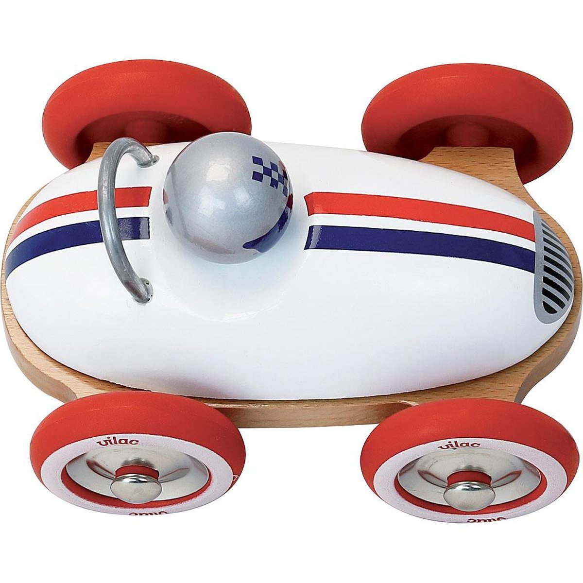 Voiture roadster vintage blanc, VILAC