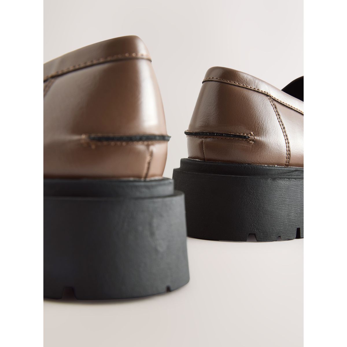 Mocassins plateforme à glands forever comfort marron moka, NEXT