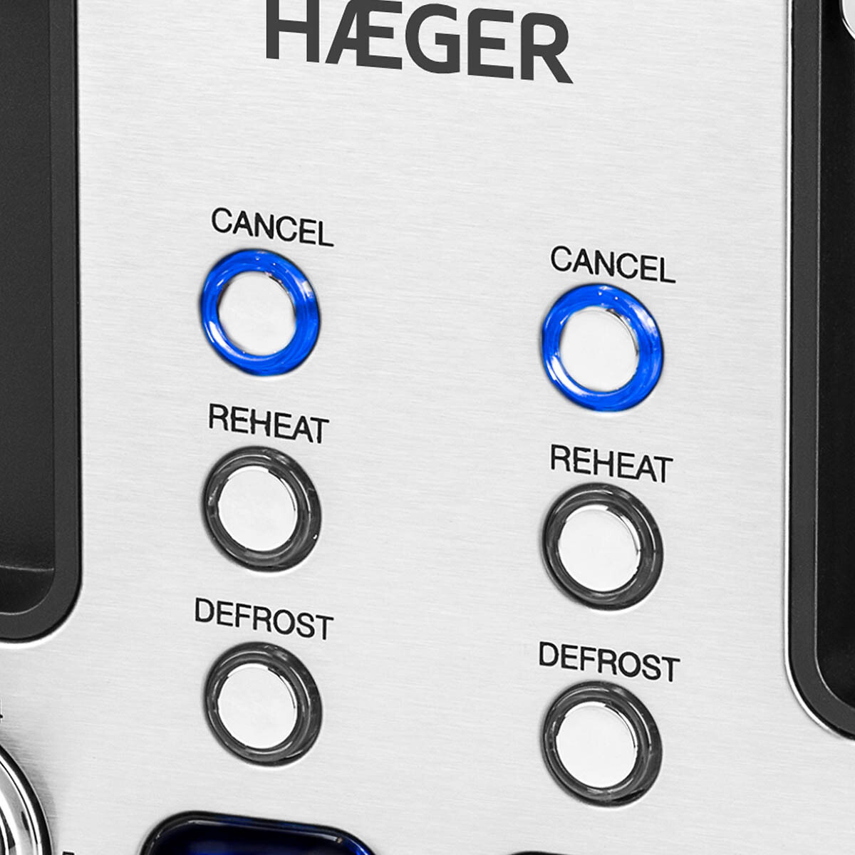 Torradeira Otimus Toast, HAEGER inox, HAEGER
