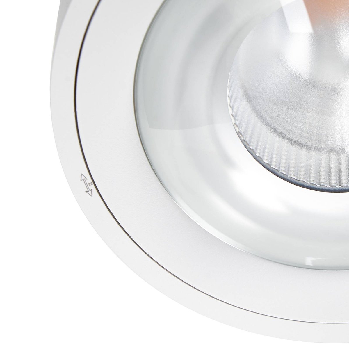 Plafonnier en aluminium moderneLED, Rotari blanc (ral 9003), ARCCHIO