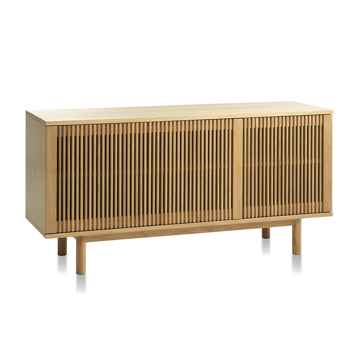 Meuble bas bois PISA marron, MAISON AUBERTIN