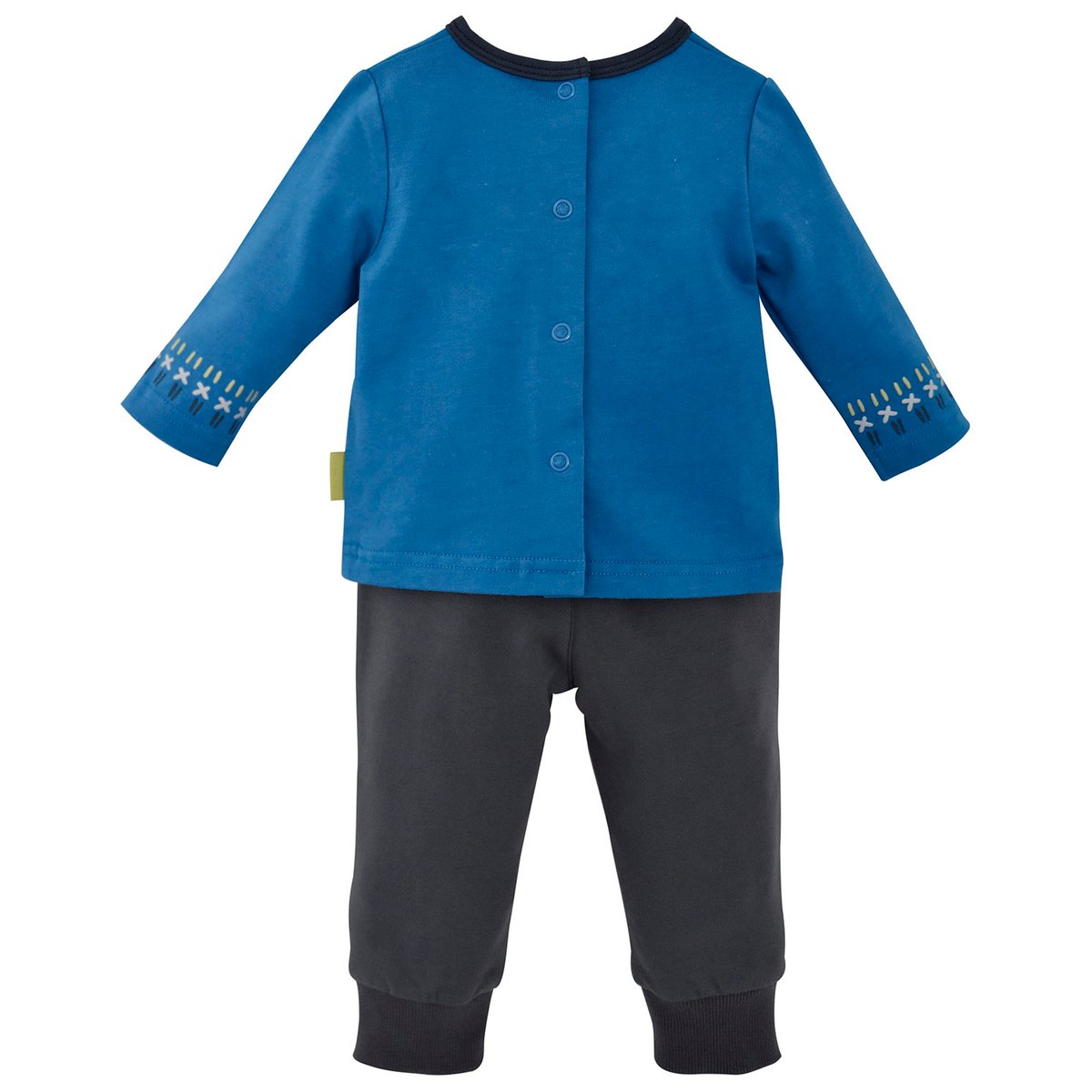 Ensemble pantalon et tee shirt anthracite gris, SUCRE D'ORGE