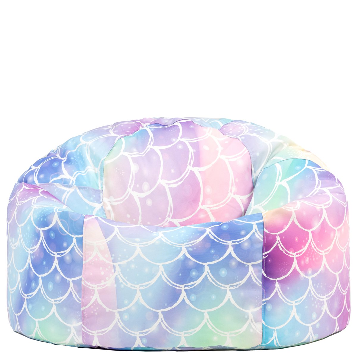 Pouf classique large enfant intérieur extérieur à imprimé ludique Oeko-Tex® - KINGSTON sirène, ICON