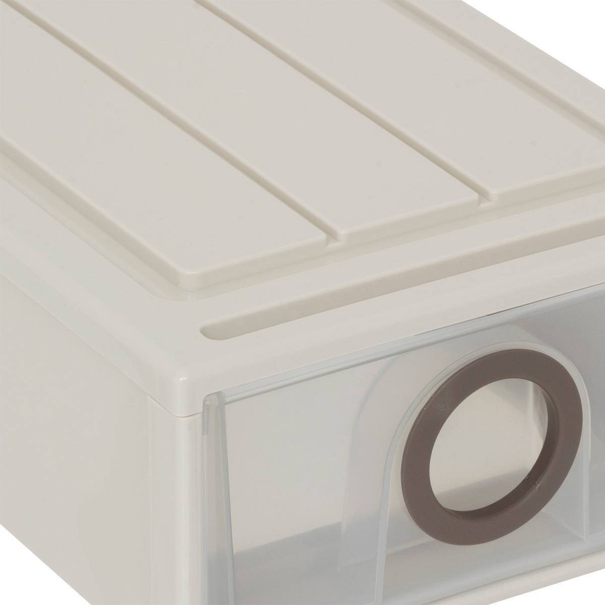 Tiroir de rangement empilable 2,5L TIDE'N STAK blanc, 5FIVE SIMPLY SMART