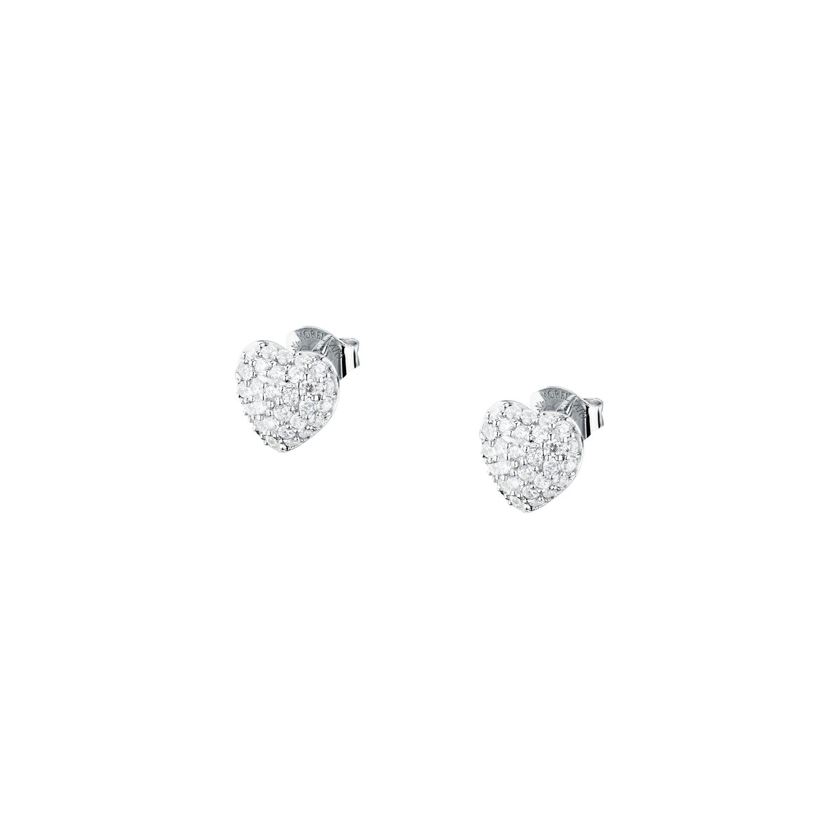 Boucles d'oreilles en Zircon/cubic Zirconia/recycled Silver 925/1000 et Zircon argent, MORELLATO