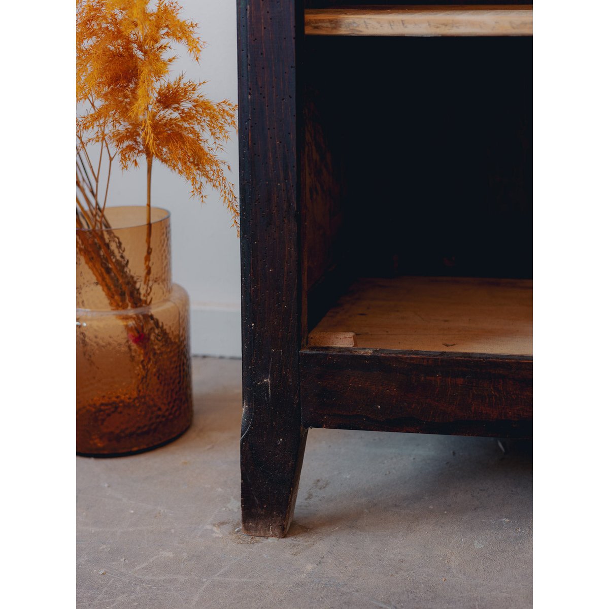 Petite armoire parisienne Blandine N°502 - Bon état bois foncé, DEBONGOUT