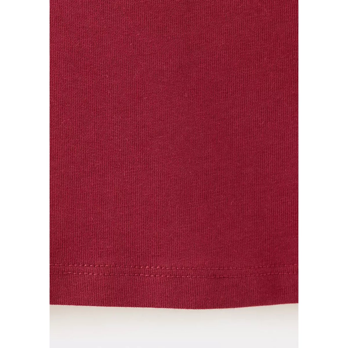 T-shirt en coton détail en relief grenat, MANGO KIDS