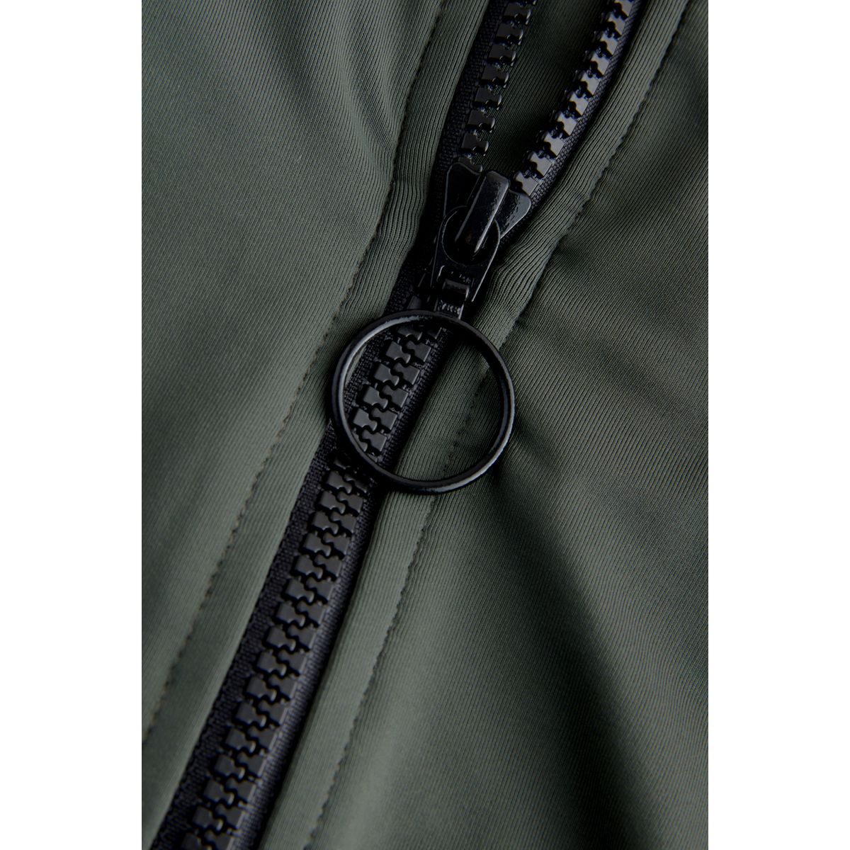 Maillot de bain gainant ventre plat zippé vert kaki, NEXT