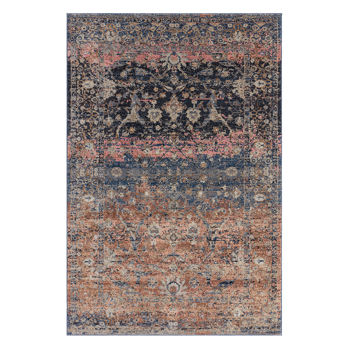 Vintage Ombre Persian Style Rug blue, ÉDITÉ