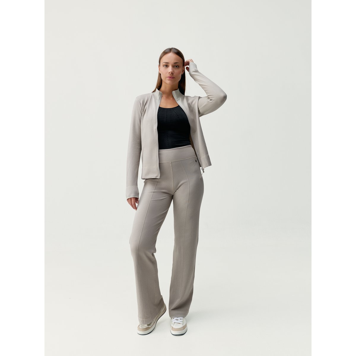 Pantalon de sport Seamless Athleisure GITA beige, BORN