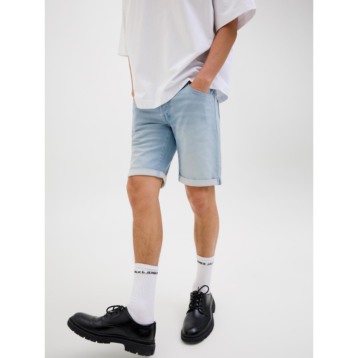 Short En Denim blue denim, JACK & JONES