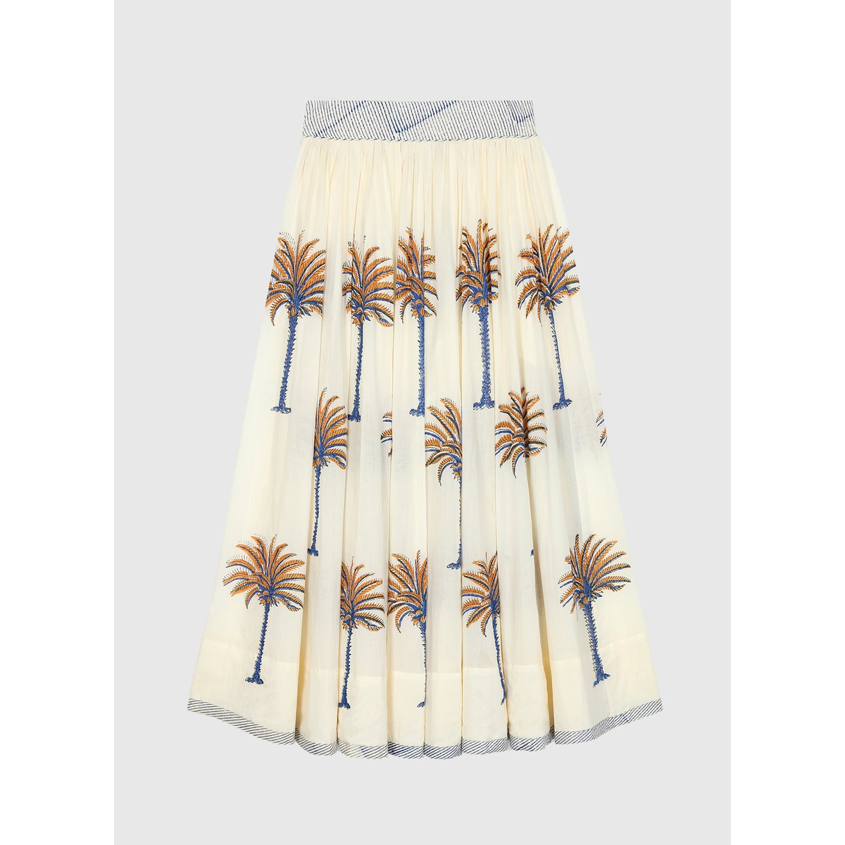 Jupe Longue ROSEMARY areca ecru, AN'GE