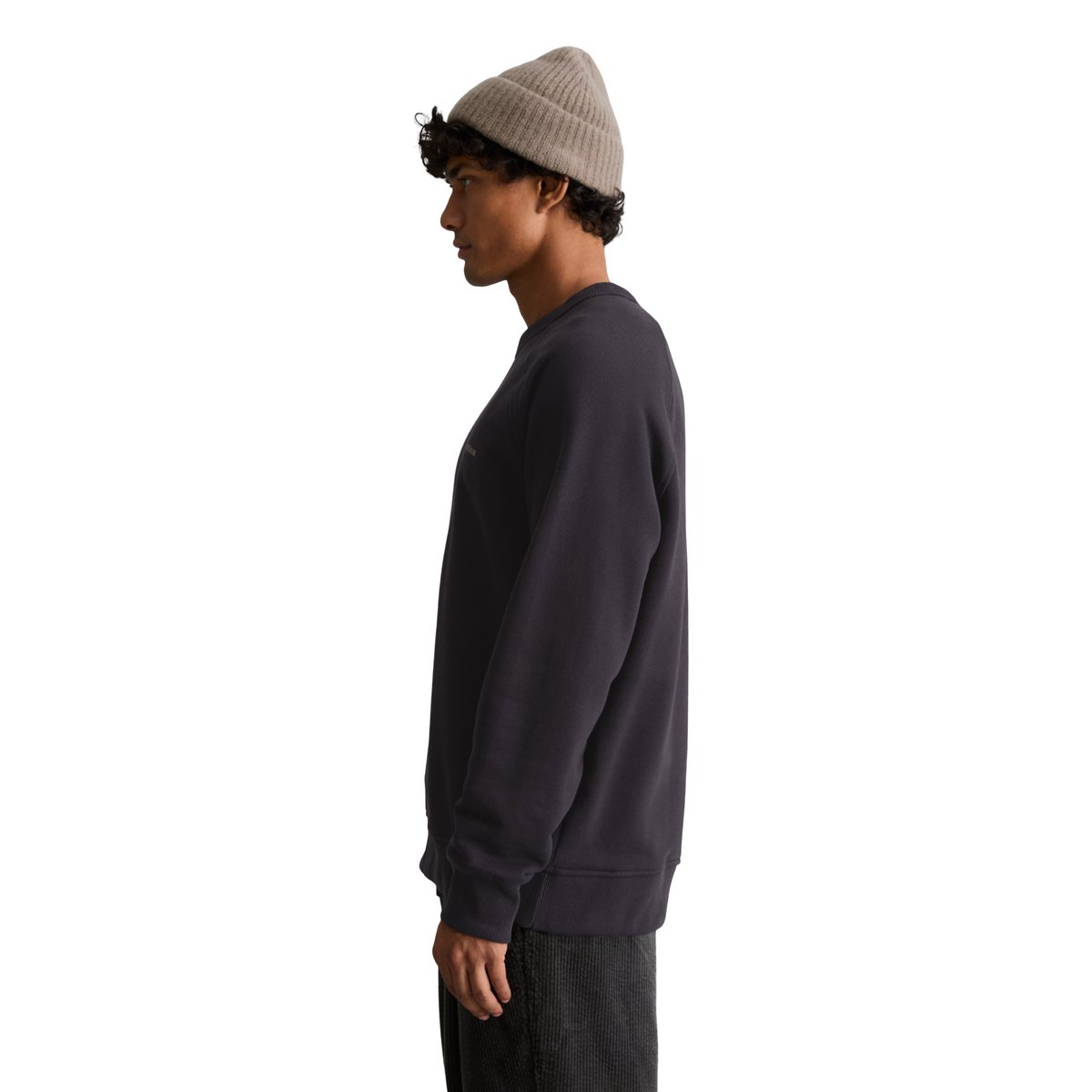 Sweat-shirt ample à la texture marquée noir, MARC O’POLO DENIM