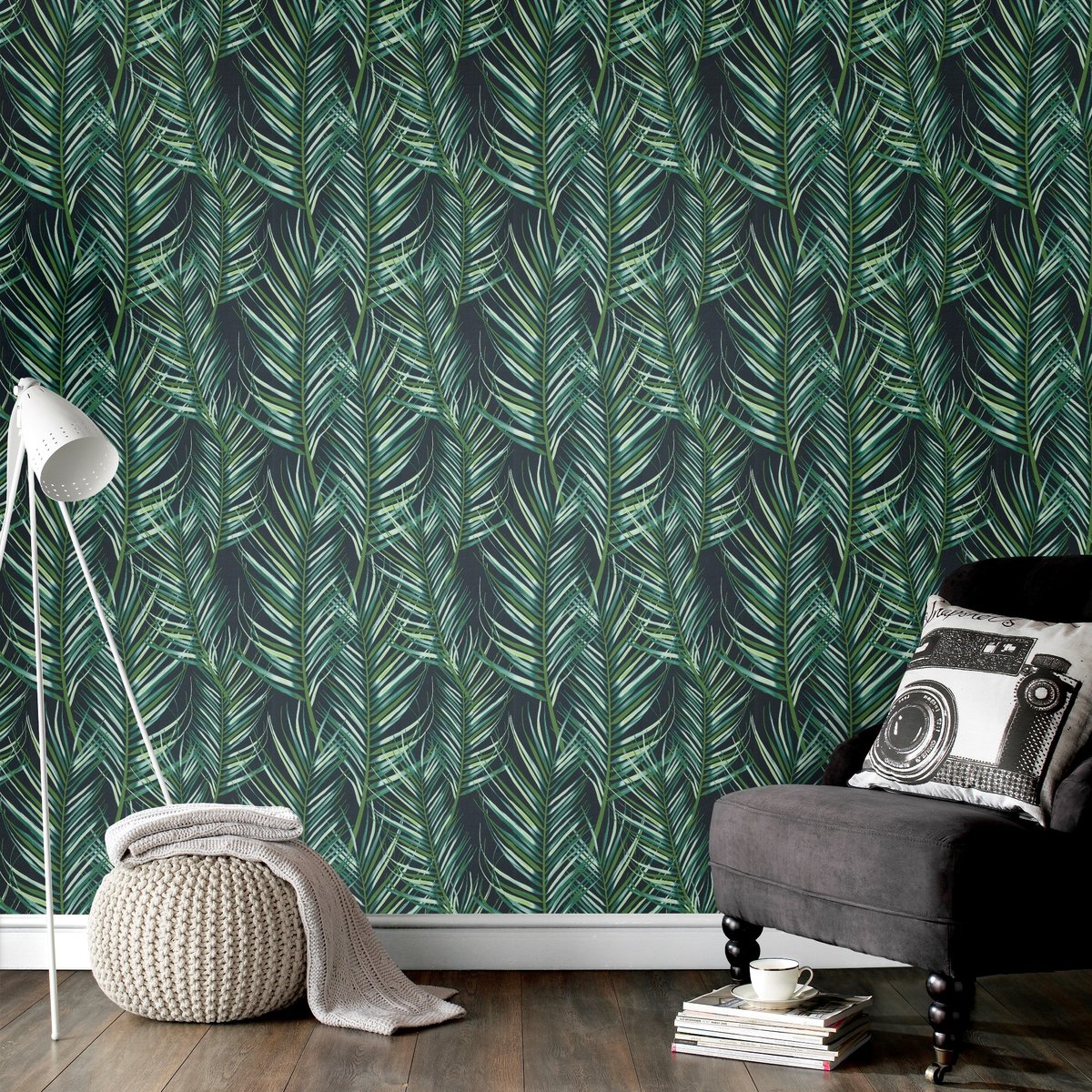 Papier peint Feuilles de palmier vert, SUPERFRESCO EASY