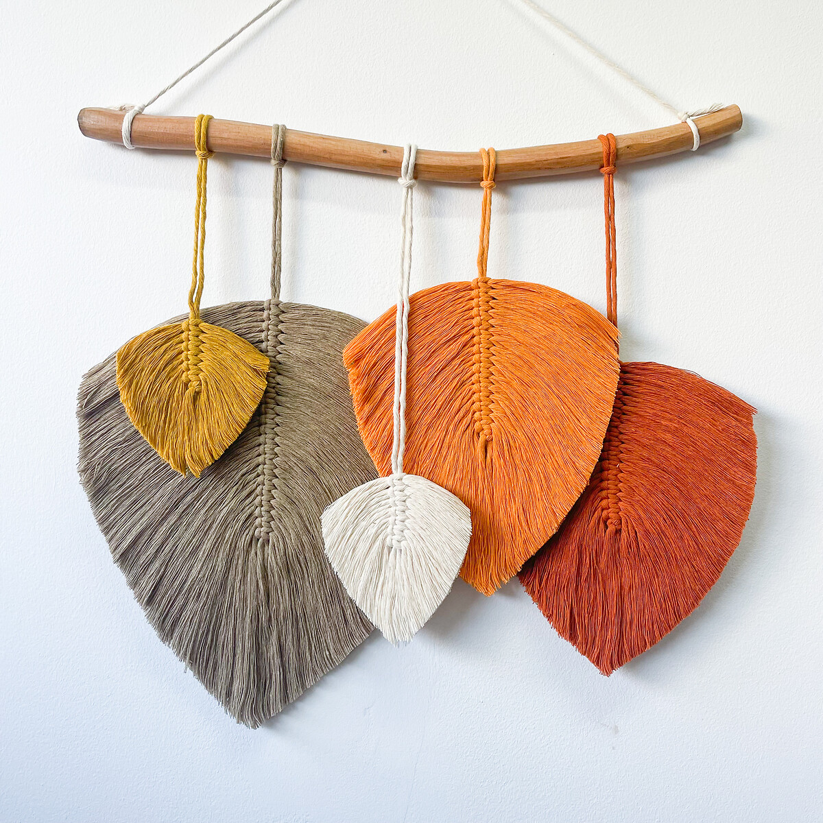Decoração de parede em macramé FALLEN II, Macramar multicolor, MACRAMAR