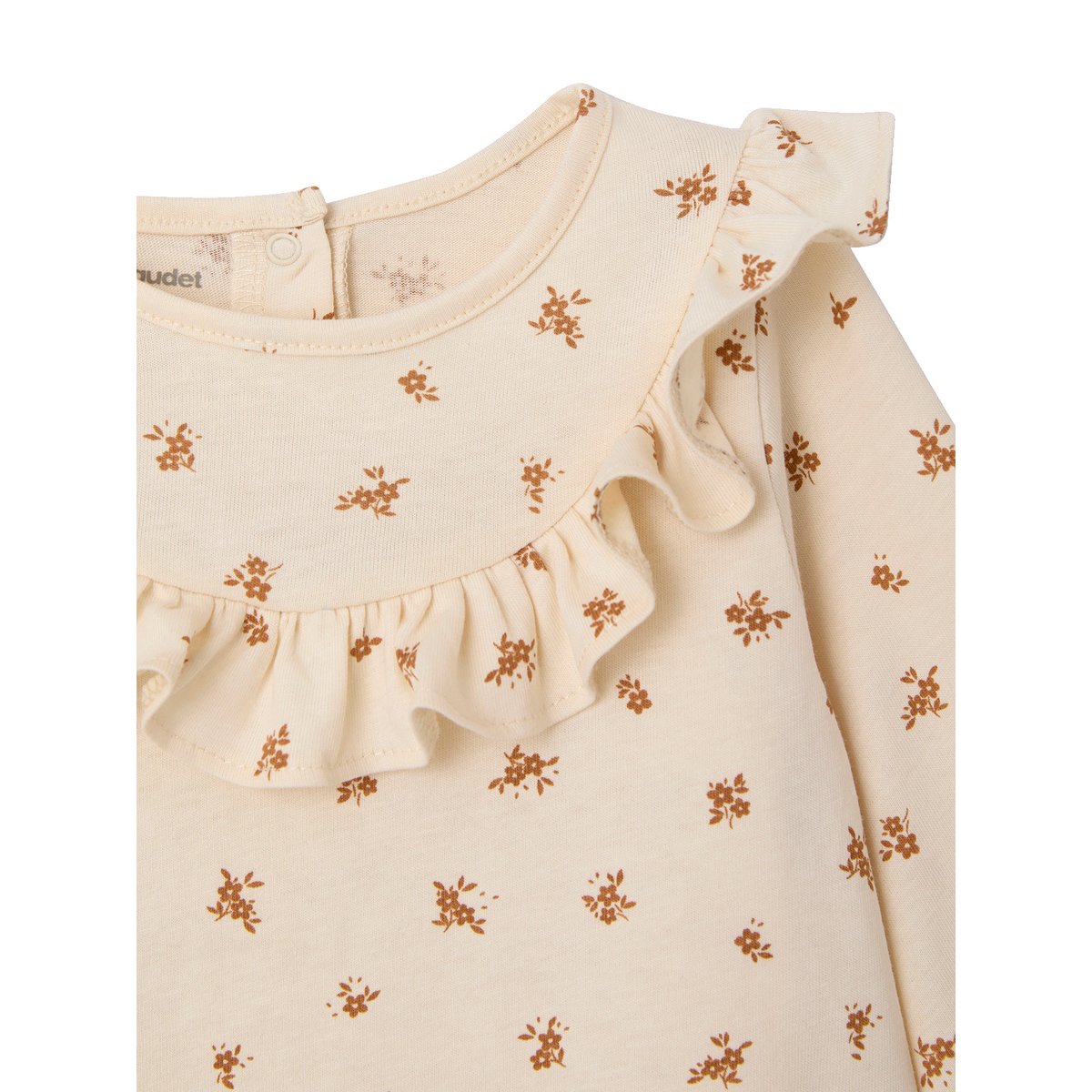 T-shirt imprimé esprit blouse vanille, VERTBAUDET