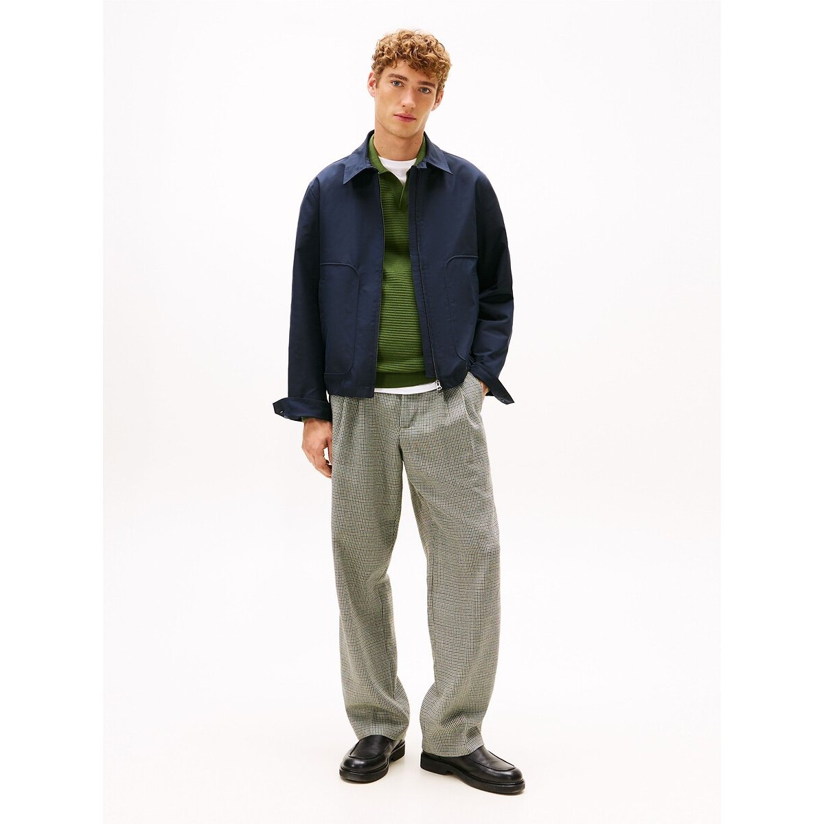 Veste col chemise bleu marine, TOMMY HILFIGER