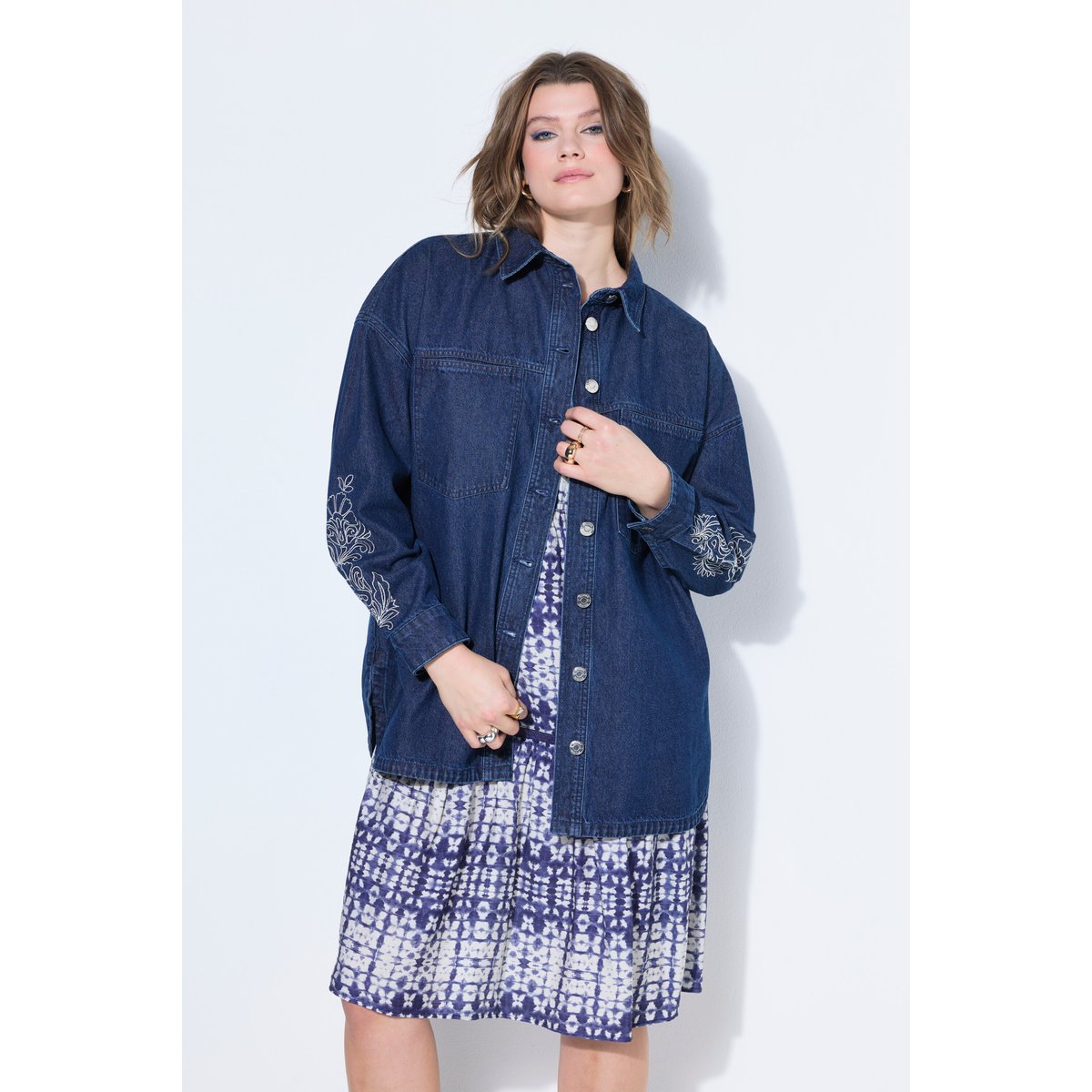 Chemise en jean, coupe oversize bleu jean, STUDIO UNTOLD