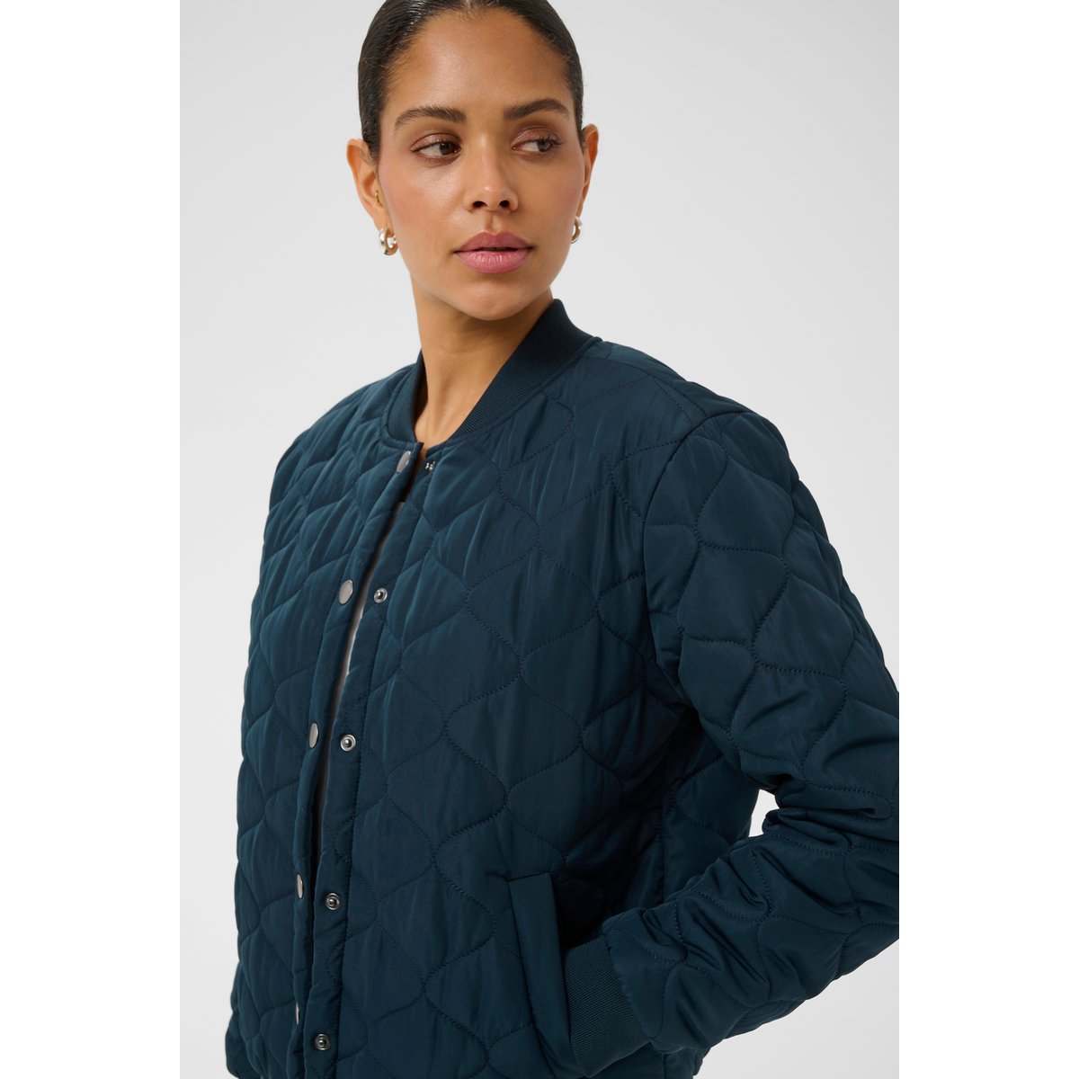 Manteau bleu blueberry, KAFFE