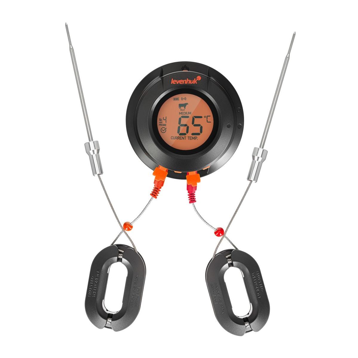Thermomètre à viande Levenhuk Wezzer Grill BT40 couleur unique, LEVENHUK